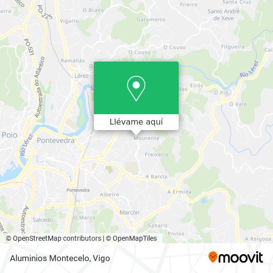 Mapa Aluminios Montecelo