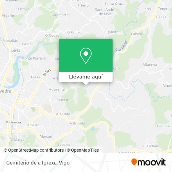 Mapa Cemiterio de a Igrexa