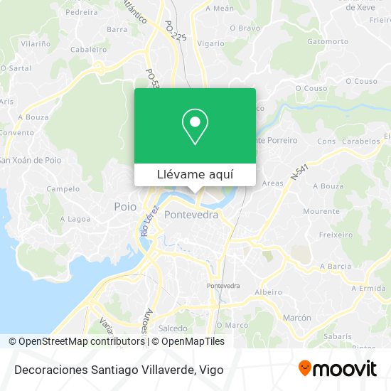Mapa Decoraciones Santiago Villaverde