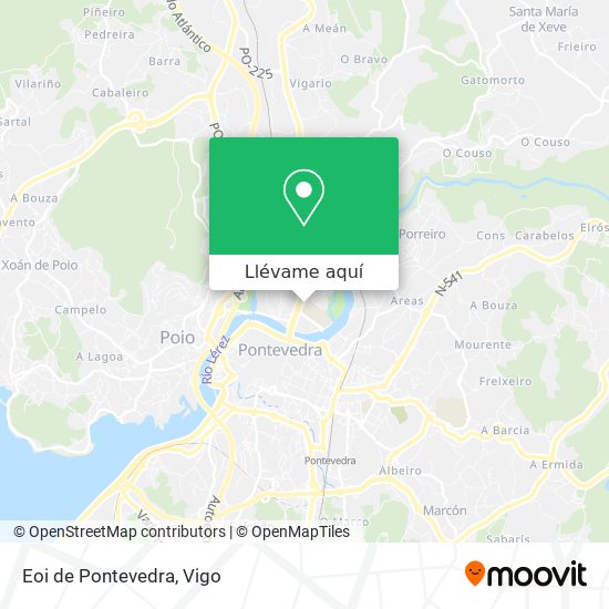 Mapa Eoi de Pontevedra