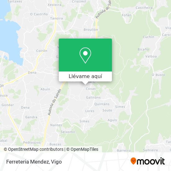 Mapa Ferreteria Mendez