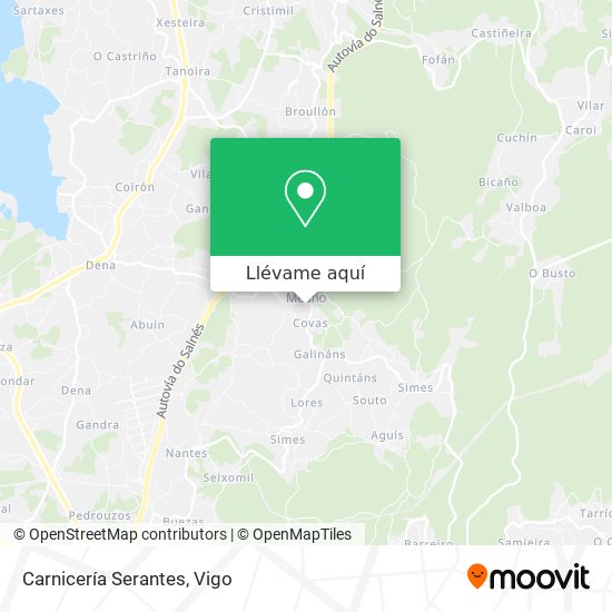 Mapa Carnicería Serantes