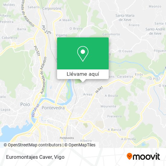 Mapa Euromontajes Caver