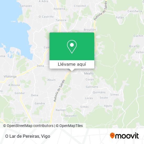 Mapa O Lar de Pereiras