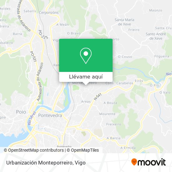Mapa Urbanización Monteporreiro