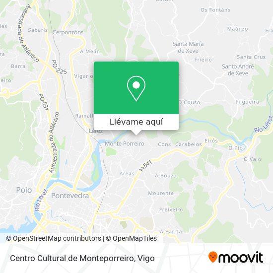 Mapa Centro Cultural de Monteporreiro