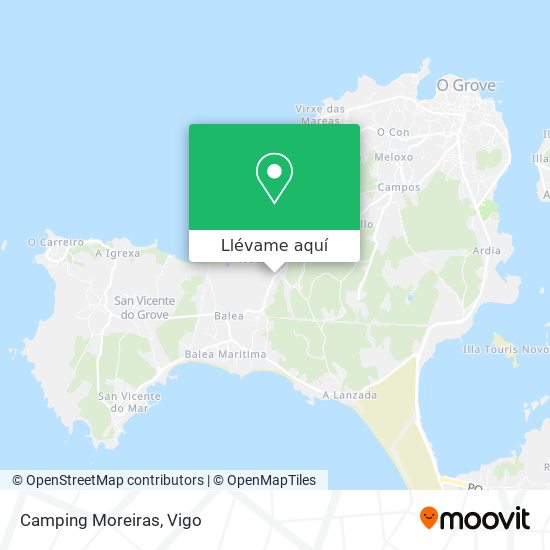 Mapa Camping Moreiras