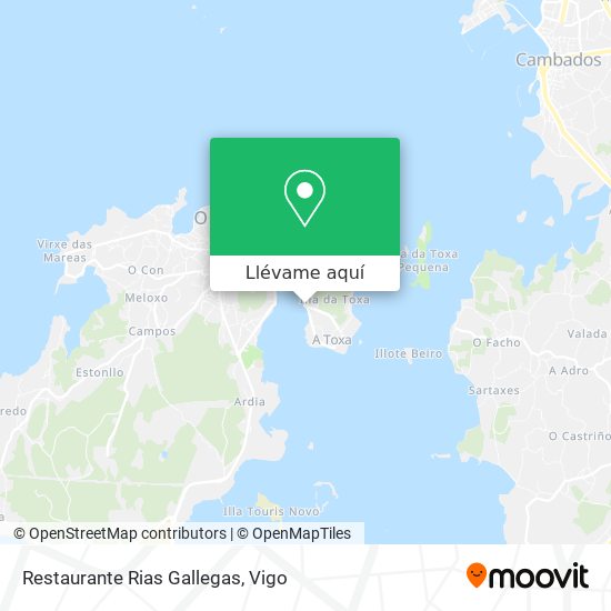 Mapa Restaurante Rias Gallegas