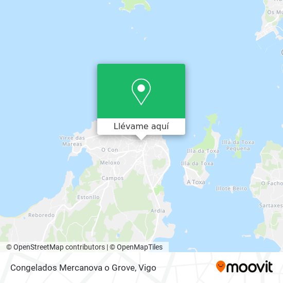 Mapa Congelados Mercanova o Grove