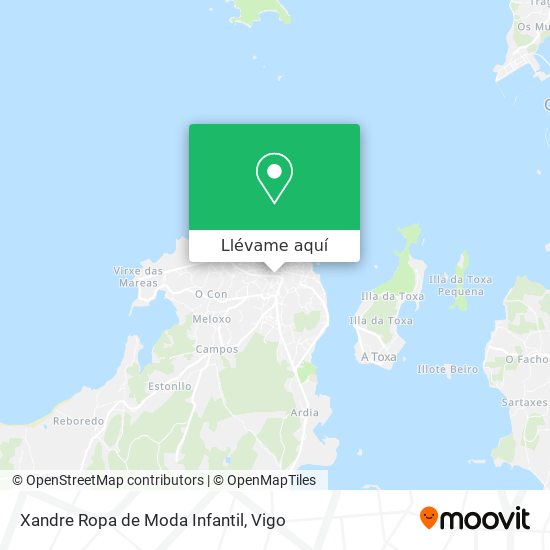 Mapa Xandre Ropa de Moda Infantil