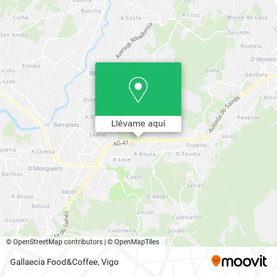 Mapa Gallaecia Food&Coffee