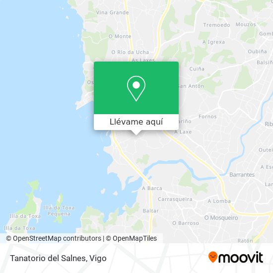 Mapa Tanatorio del Salnes