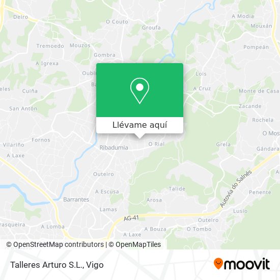 Mapa Talleres Arturo S.L.