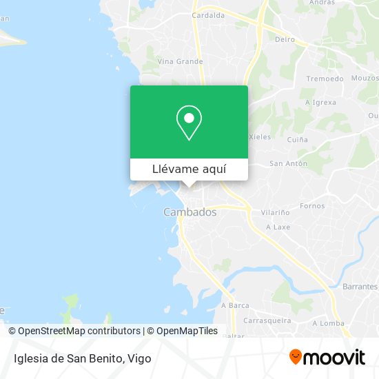 Mapa Iglesia de San Benito
