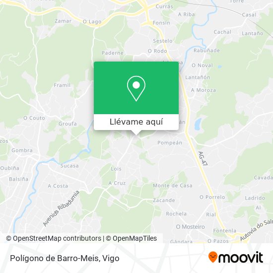 Mapa Polígono de Barro-Meis