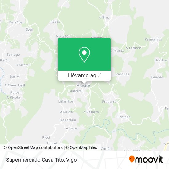 Mapa Supermercado Casa Tito