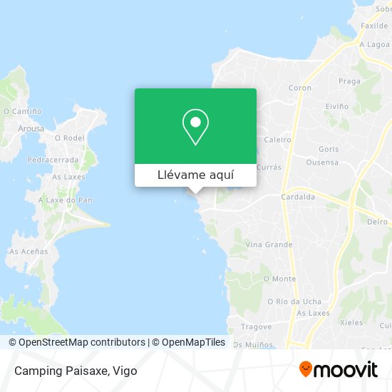 Mapa Camping Paisaxe