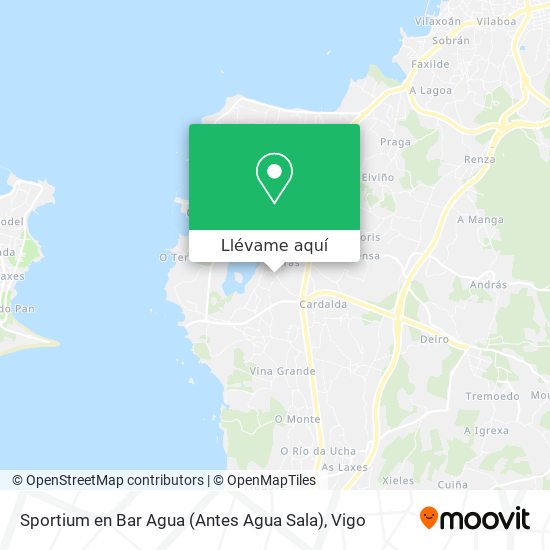 Mapa Sportium en Bar Agua (Antes Agua Sala)