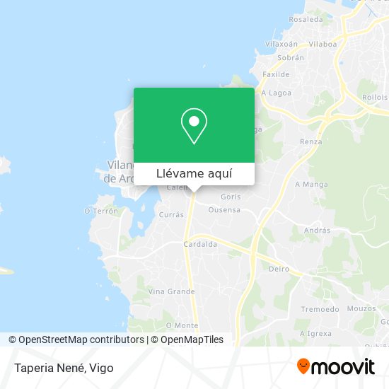 Mapa Taperia Nené