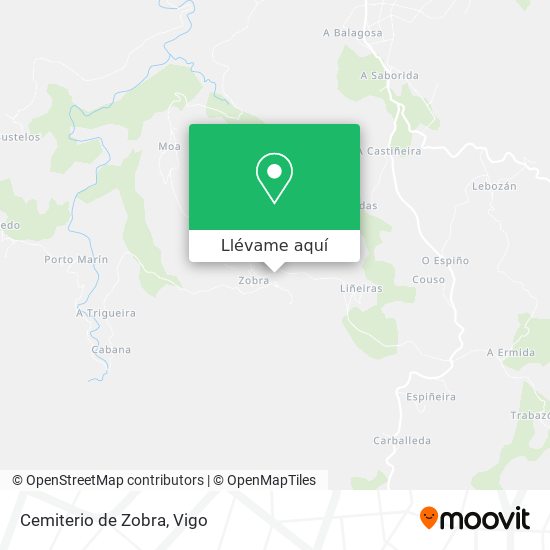 Mapa Cemiterio de Zobra