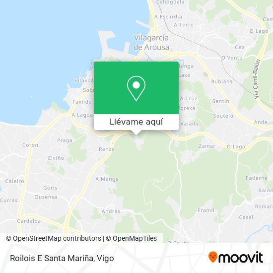 Mapa Roilois E Santa Mariña