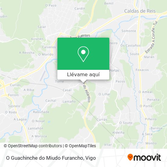 Mapa O Guachinche do Miudo Furancho