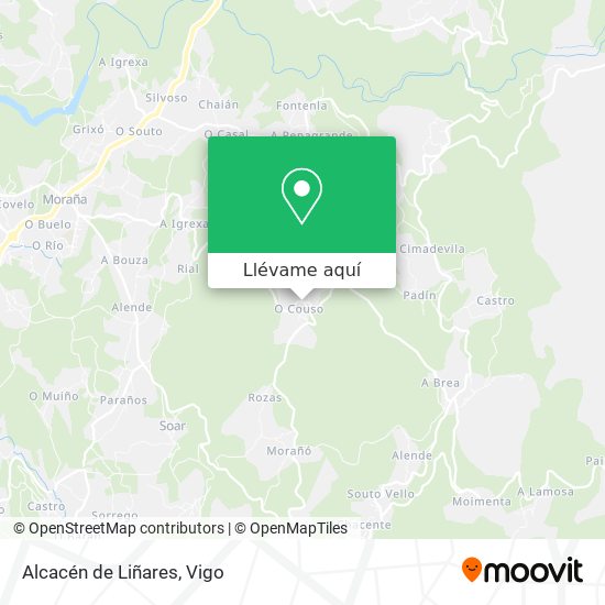 Mapa Alcacén de Liñares