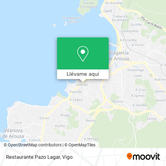Mapa Restaurante Pazo Lagar