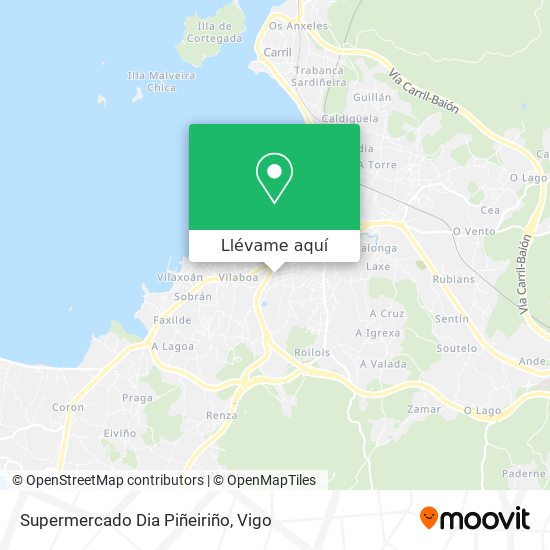 Mapa Supermercado Dia Piñeiriño