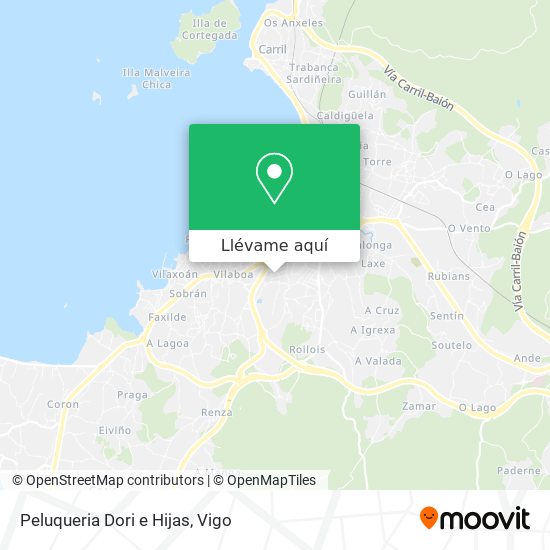 Mapa Peluqueria Dori e Hijas