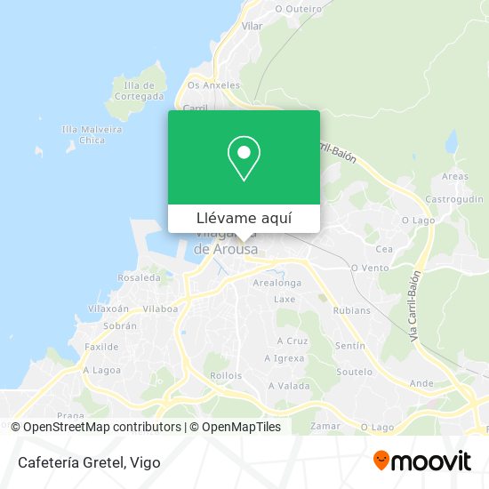 Mapa Cafetería Gretel
