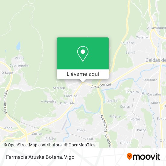 Mapa Farmacia Aruska Botana