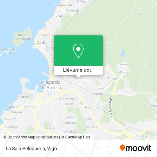 Mapa La Sala Peluqueria