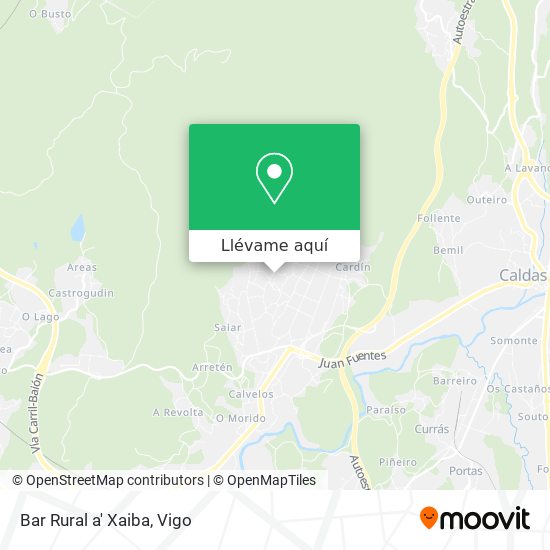 Mapa Bar Rural a' Xaiba