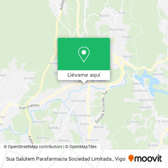 Mapa Sua Salutem Parafarmacia Sociedad Limitada.