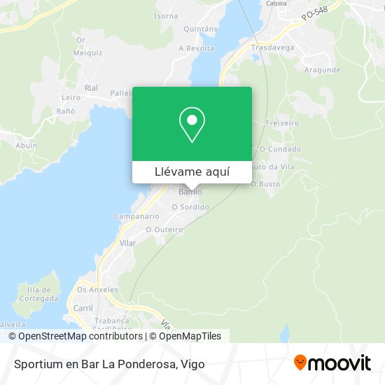 Mapa Sportium en Bar La Ponderosa