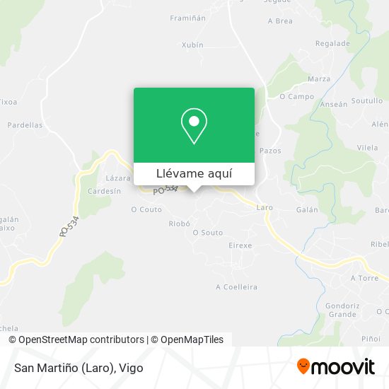 Mapa San Martiño (Laro)
