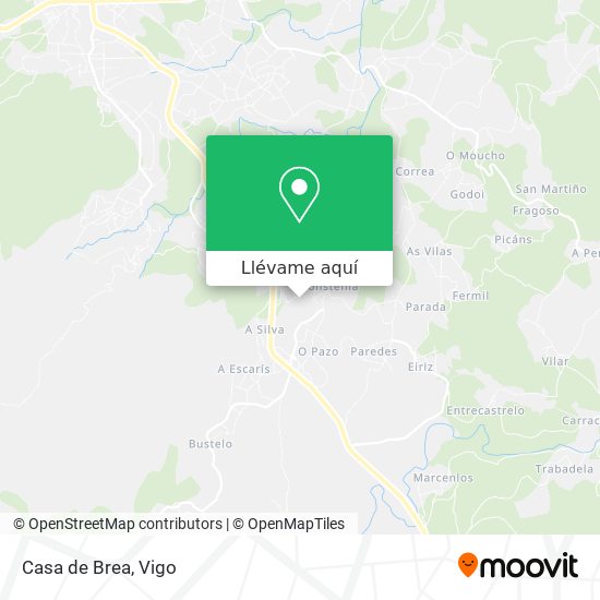 Mapa Casa de Brea
