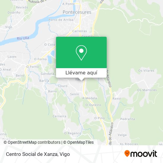 Mapa Centro Social de Xanza