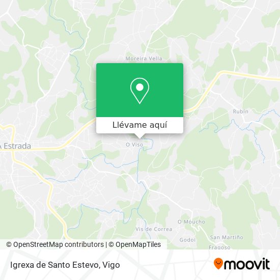 Mapa Igrexa de Santo Estevo