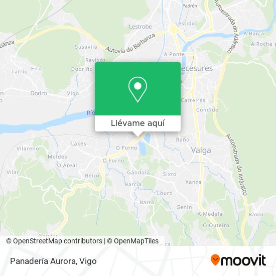 Mapa Panadería Aurora