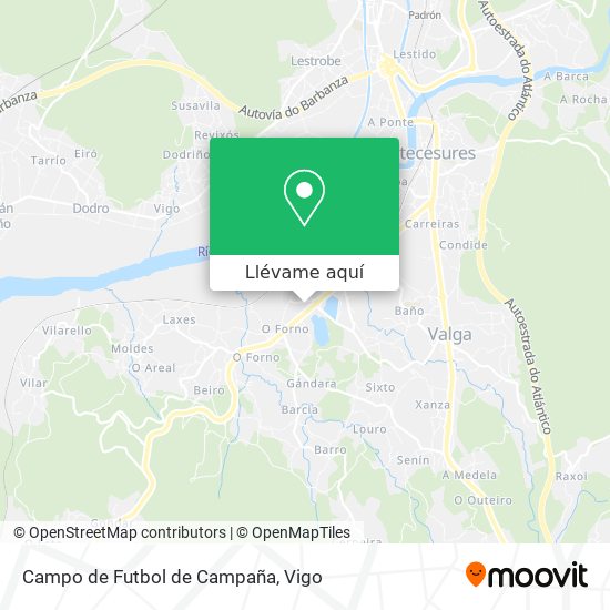Mapa Campo de Futbol de Campaña