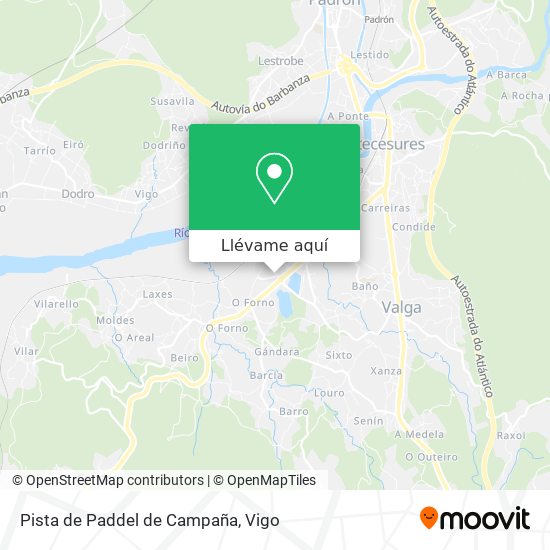 Mapa Pista de Paddel de Campaña