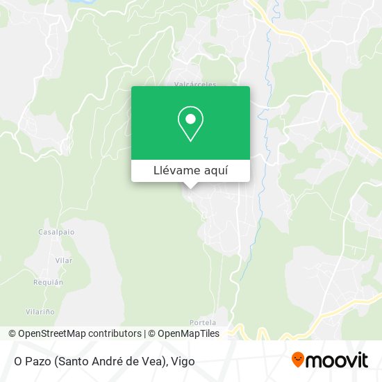 Mapa O Pazo (Santo André de Vea)