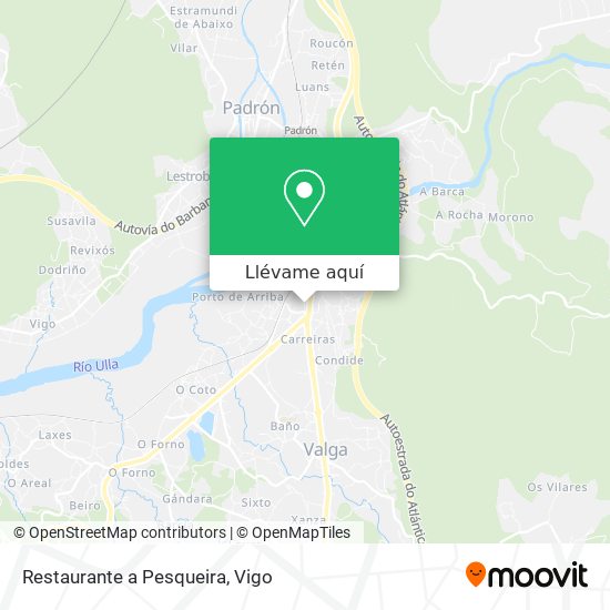 Mapa Restaurante a Pesqueira