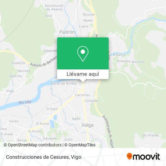 Mapa Construcciones de Cesures