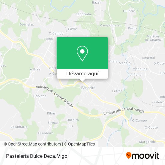 Mapa Pasteleria Dulce Deza