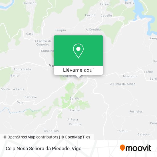 Mapa Ceip Nosa Señora da Piedade