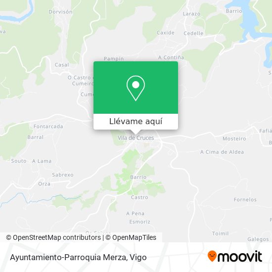 Mapa Ayuntamiento-Parroquia Merza