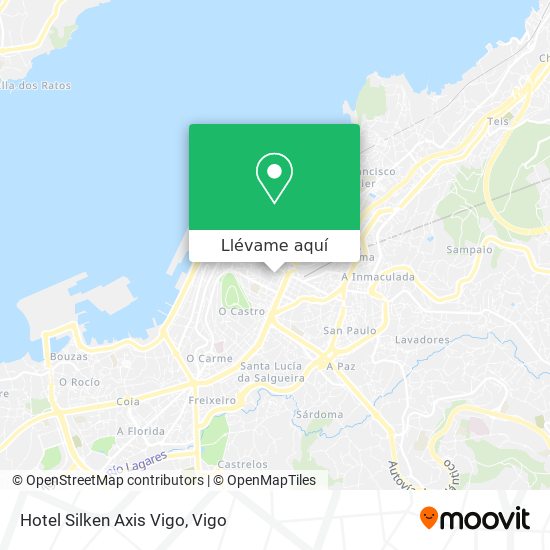 Mapa Hotel Silken Axis Vigo